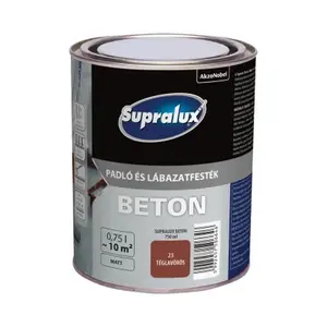 Premaz za beton Supralux 23 oksidno crvena 0,75 l