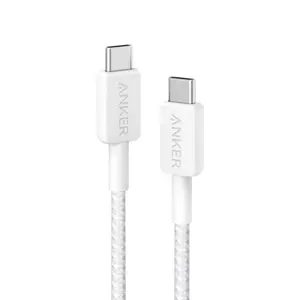 Anker kabel USB-C TO USB-C 322 60W 90 CM Woven White