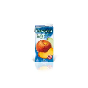 Negazirani sok Del Solo breskva-jabuka 51% Nektar 1L