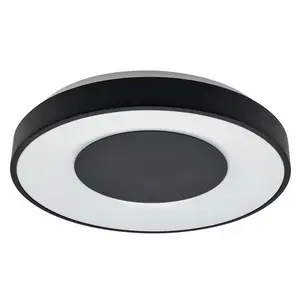 Plafonjera Ferotehna LED 24W 1440 lm DIP CCT 3000/4000/6500K IP20 38,5cm Black Savannah