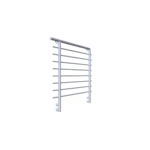 Metalna ograda Minka Secura pro side bijela 1,5 m