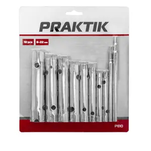 Cjevasti ključ Praktik set 6-22 mm 10/1