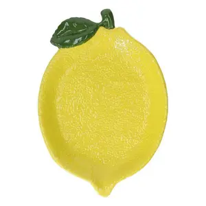Oval Tognana Lemon Garden 26x18 cm