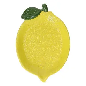 Oval Tognana Lemon Garden 21x16 cm