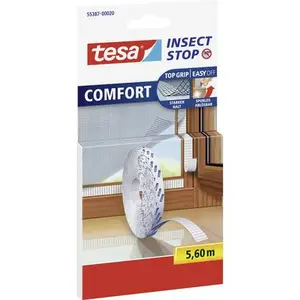 Tesa traka čičak za mrežice 9 mm-5.6 m bijela 55387