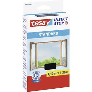Tesa mreža za prozor 110x130 cm crna 55671