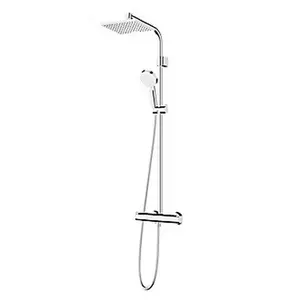 Set za tuš Hansgrohe Mješalica ručica tuša Waterforms Set s kliznim šipkom i crijevom i termostatom