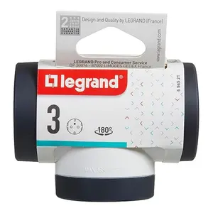 Strujni razdjelnik Legrand 3-str bijelo/crni