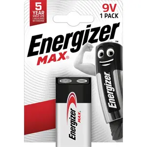 Alkalna baterija Energizer baterija max 6LR61 (9V) 1/1