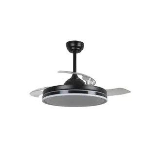 Stropni ventilator Ferotehna Emily Black LED 36W 1652LM 3000/4000/6000K
