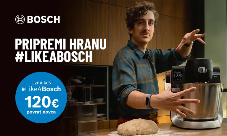 Bosch robotski mikser uz 120€ povrat novca Bosch robotski mikser uz 120€ povrat novca