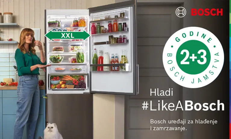 Bosch produljeno jamstvo 2+3 - hladnjaci i zamrzivači