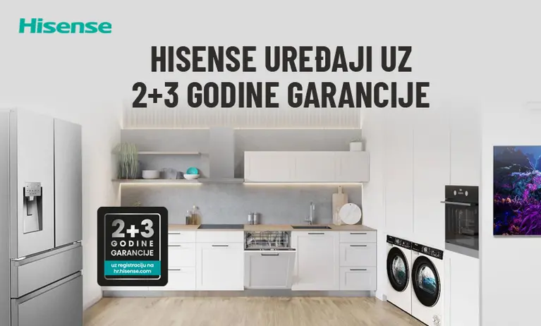 Hisense produljeno jamstvo 2+3 godine