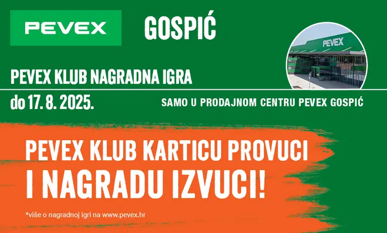 Nagradna igra "Pevex karticu provuci i nagradu izvuci" 