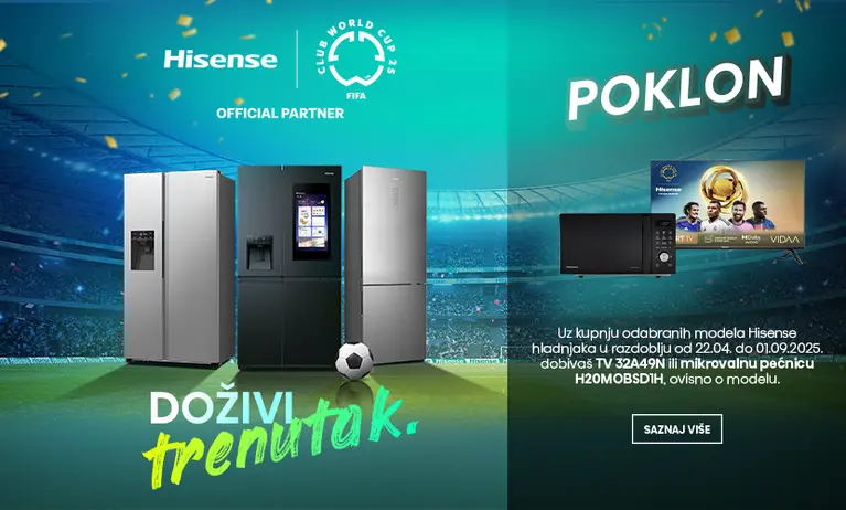 Hisense hladnjaci - poklon uz kupnju