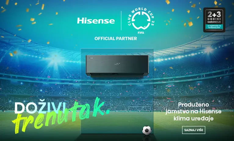 Hisense 2+3 godine garancije AC&Cooling